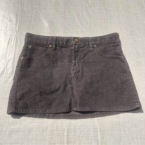 GAP 1969 Women’s Gray Corduroy Mini Skirt Size 27/4